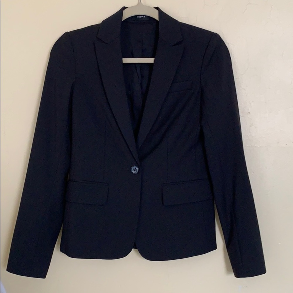Theory Black Blazer